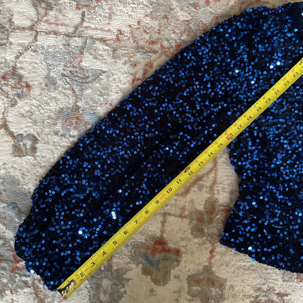 Intempo One-Shoulder Sequin Top - Picture 13 of 13